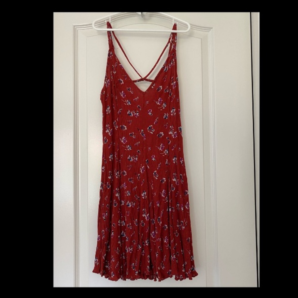 Spaghetti Strap Floral Mini Dress